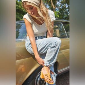 Free People Colette Cinched Strappy Sandals Size 41